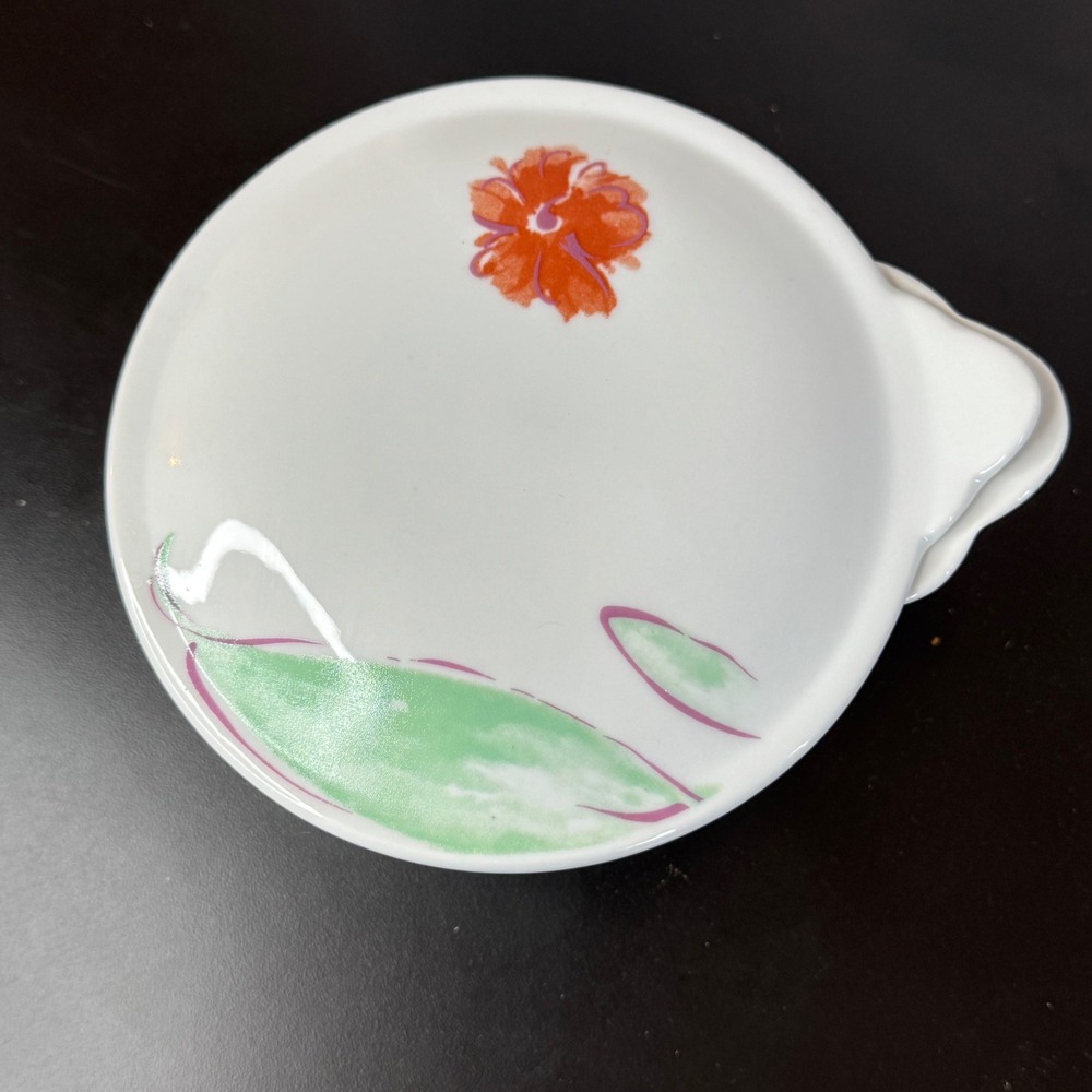 Windsor China Covered Casserole Dish Floral Design Small Round Serving‎ Bowl